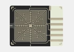 4-Zone FSR mouse sensor