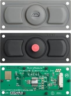 MicroModule finger-actuated pointing module