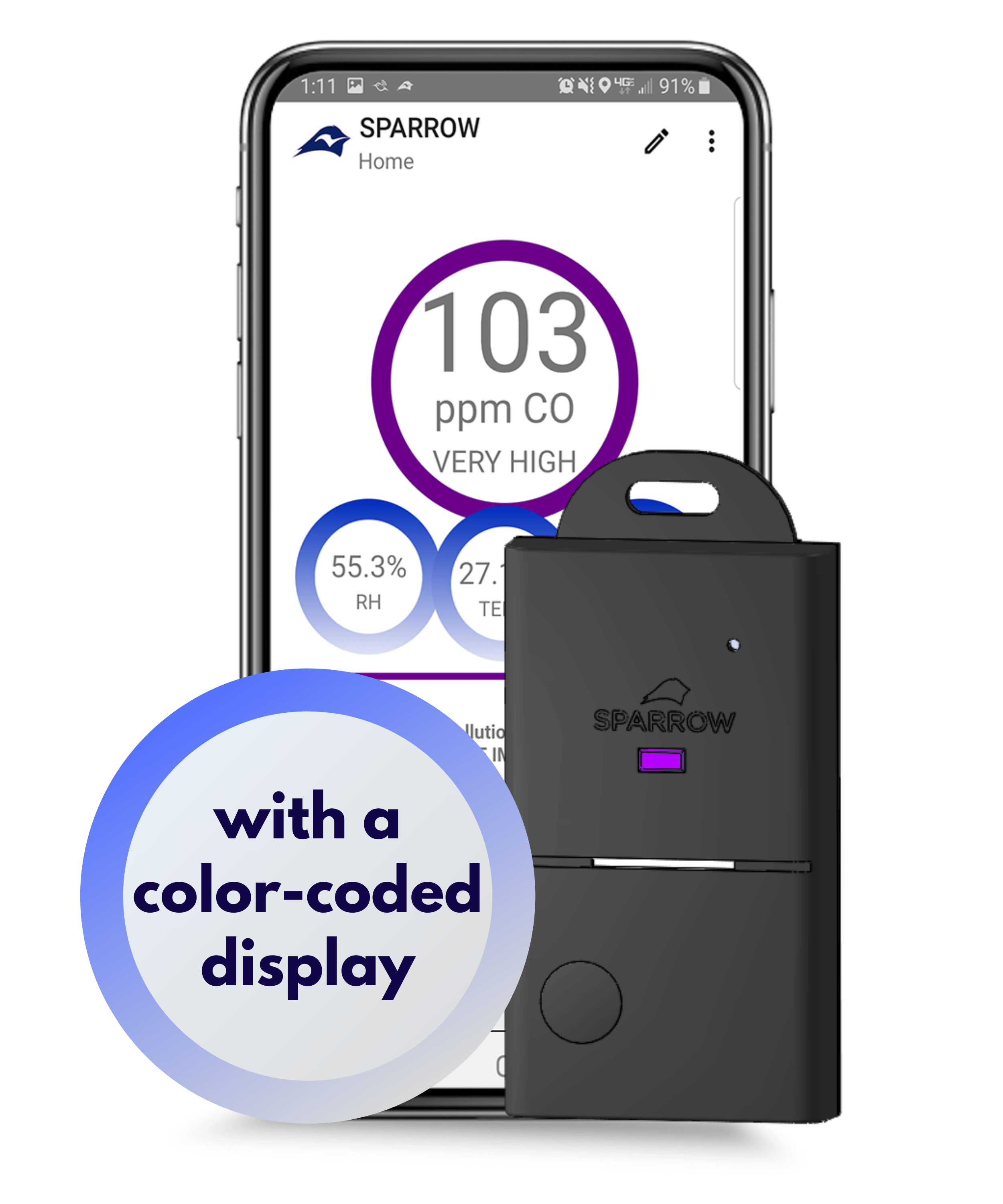 Sparrow mobile app preview