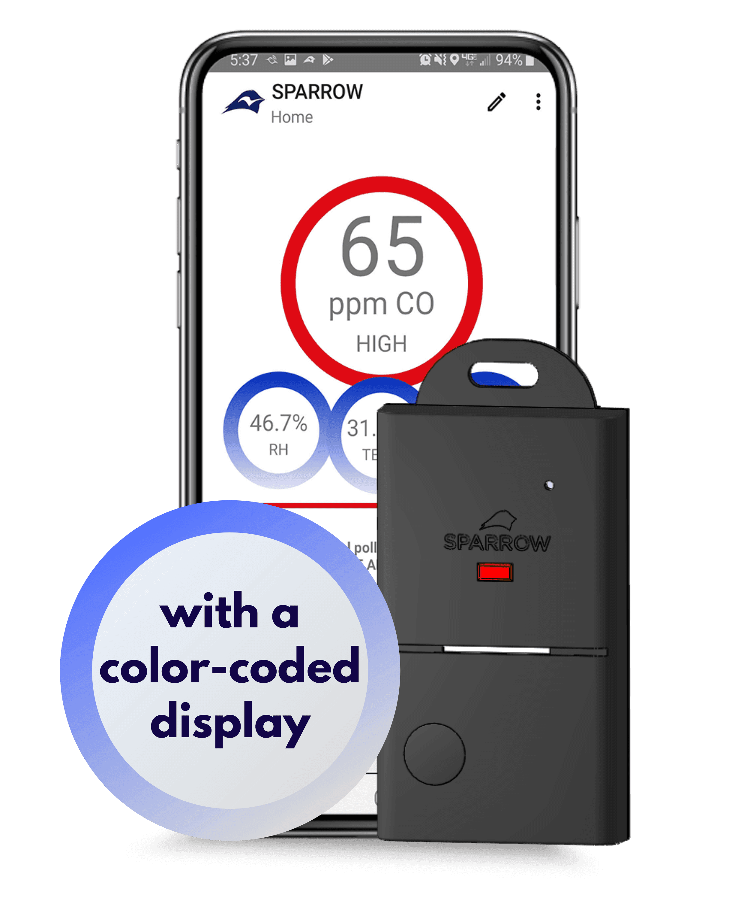 Sparrow mobile app preview