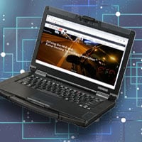 Resistive Touchpad Laptop Example 