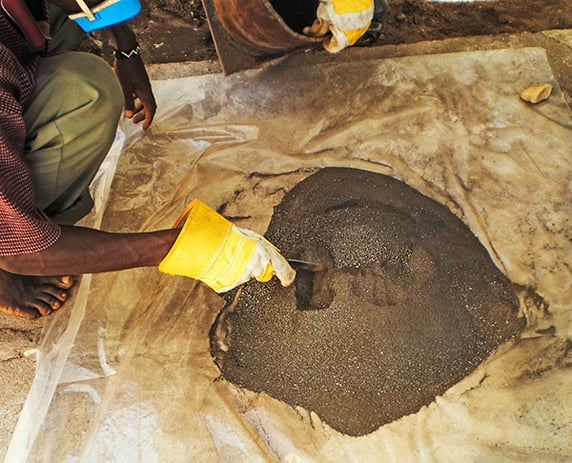 Miner of conflict material tantalum 